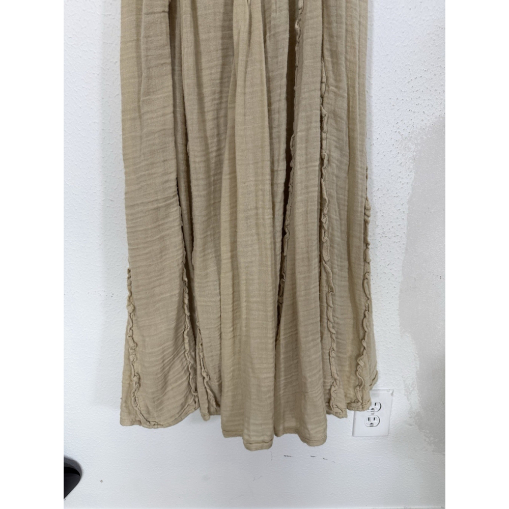 NEW Free People Mckinley Maxi Dress Small Boho Festival Beach Ruffled Gauze $108 - Picture 6 of 12